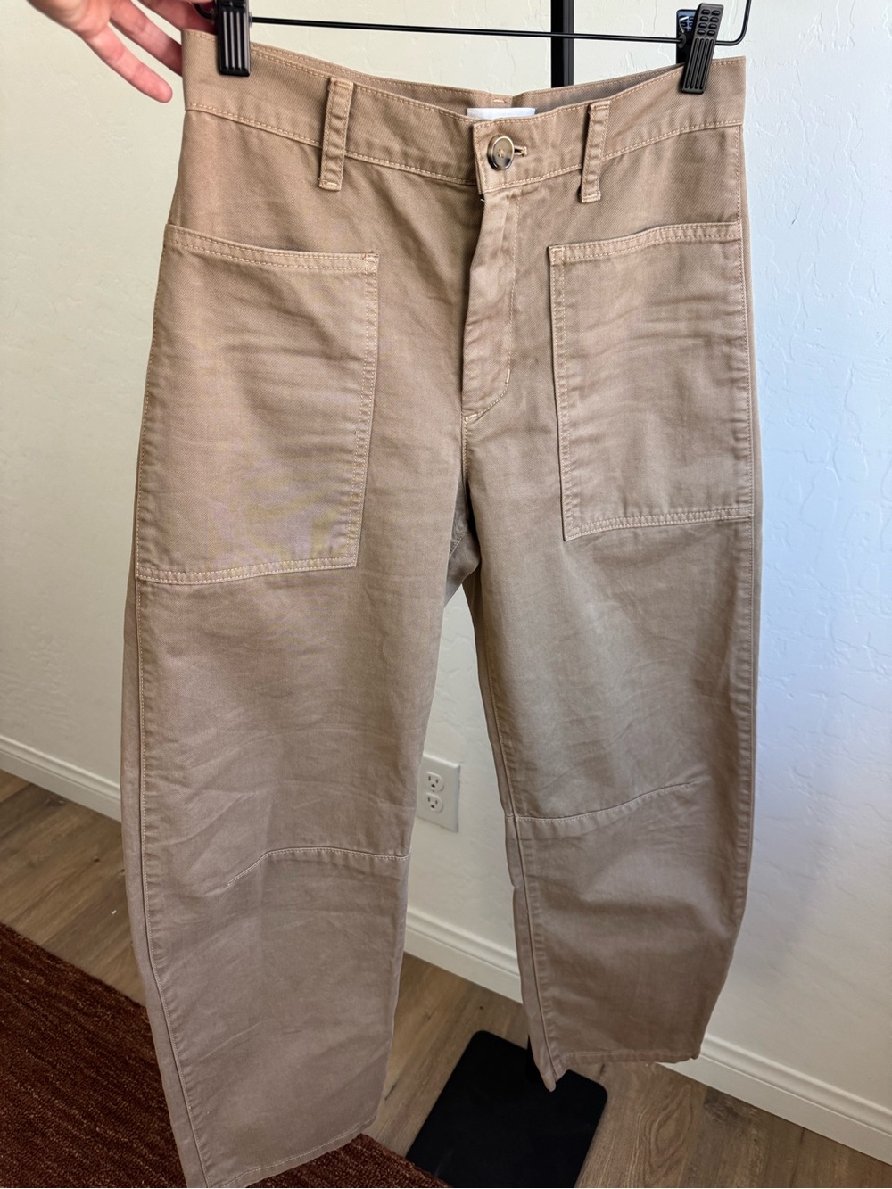 Velvet by Graham & Spencer Brylie Barrel Leg Pants in Pike - Picture 4 of 10